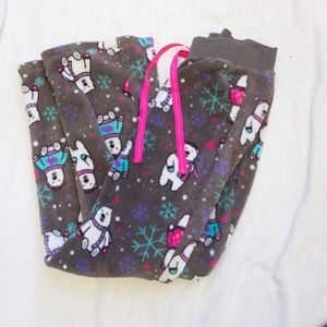 Joe boxer polar bear fuzzy pants